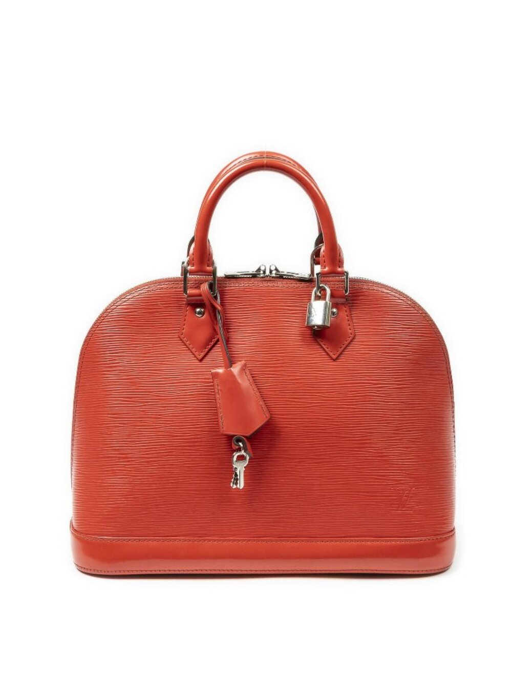 Louis Vuitton Alma Red Epi Handbag